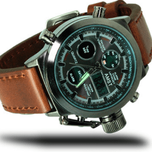 Мужские подарки : Армейские часы Amst и Портмоне Baellerry Business