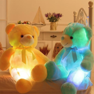 Подарок девушке : Светящиеся мишки - мягкая игрушка